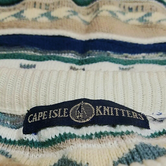 Textured/paterned colorful crewneck sweater - Picture 4 of 4